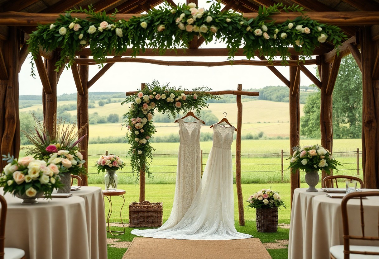Les plus belles inspirations pour un mariage champêtre chic (idées déco, robes, lieux...) chic rustic wedding inspiration decor dresses venues kgg