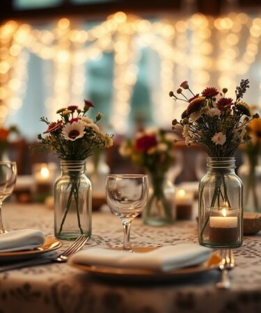 concevoir une decoration de mariage vintage bjz