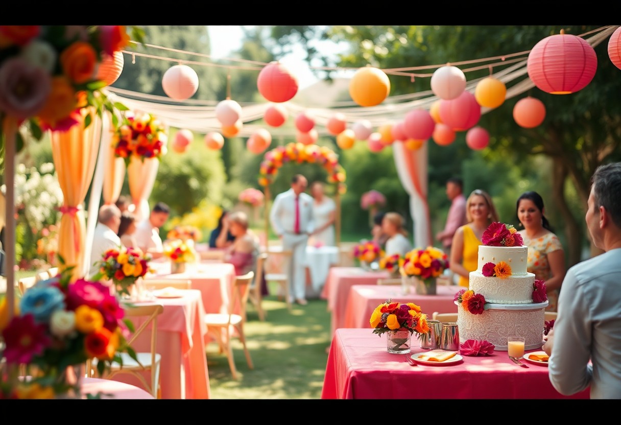 creer une decoration de mariage joyeuse ddf