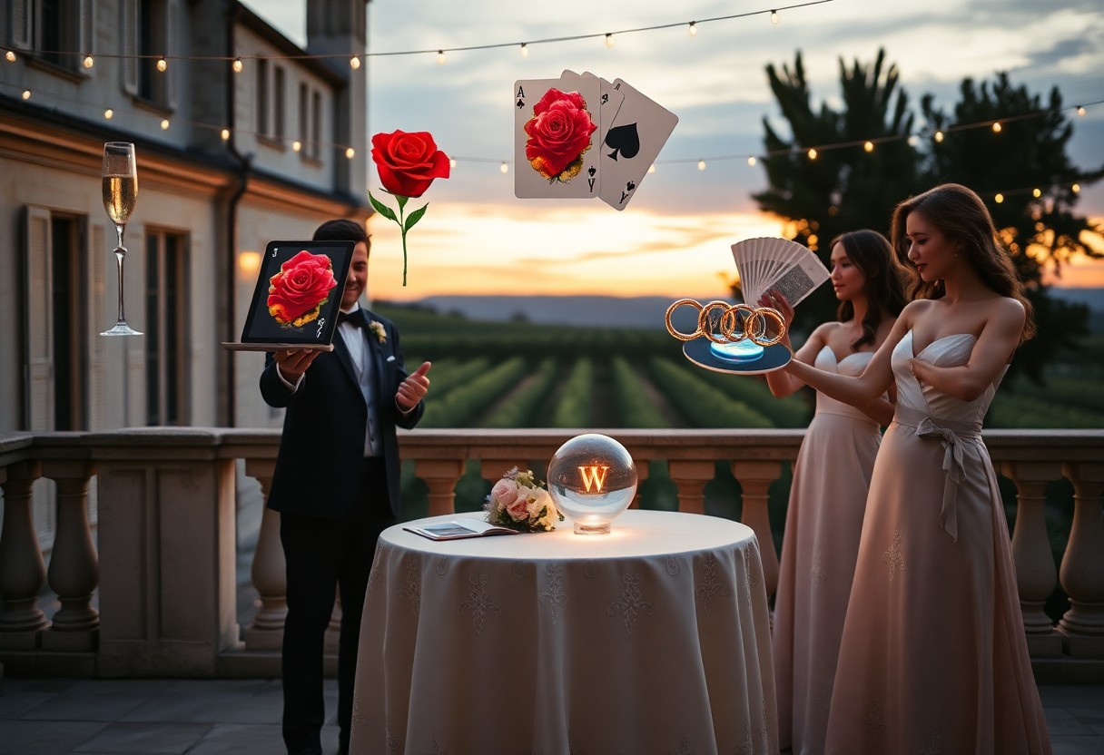 animations de magie modernes pour mariage 2026 sck