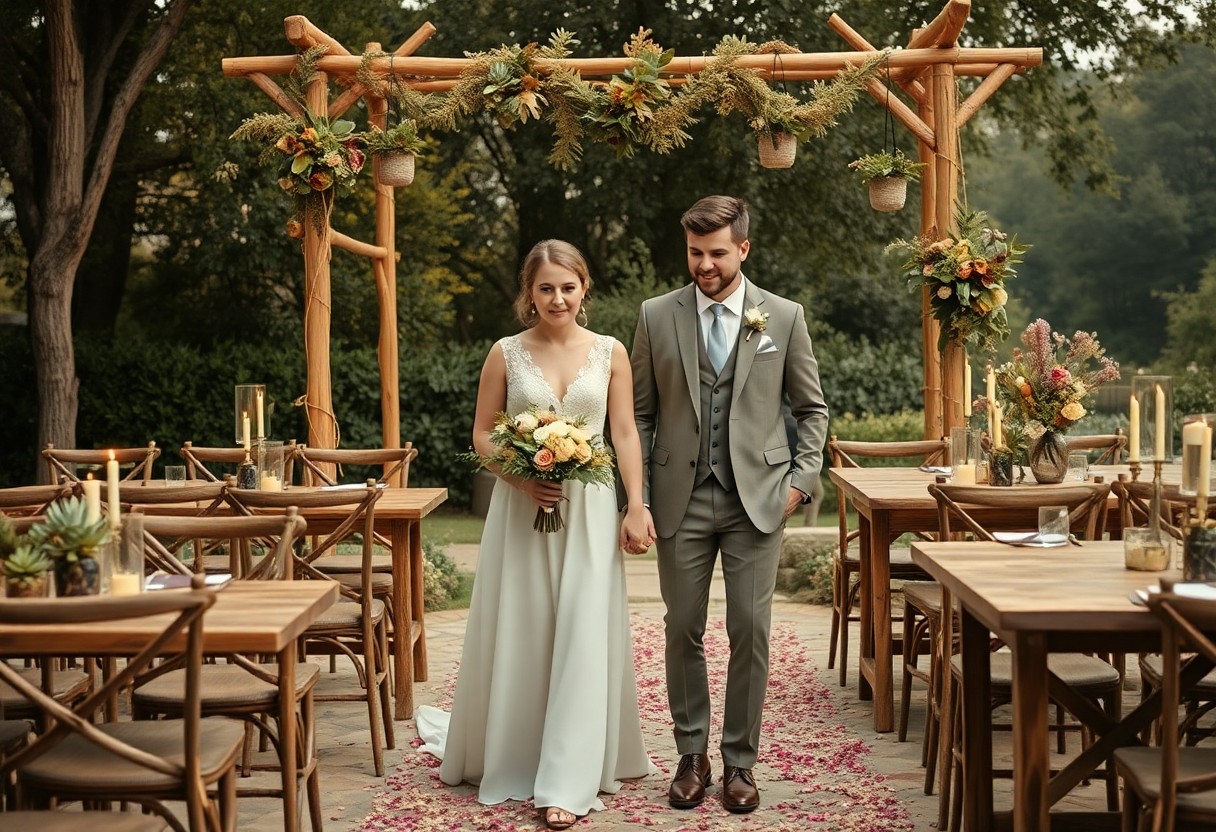 decoration de mariage chic et durable ath