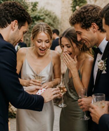magie close up au cocktail pourquoi cela fonctionne si bien lors d un mariage 1