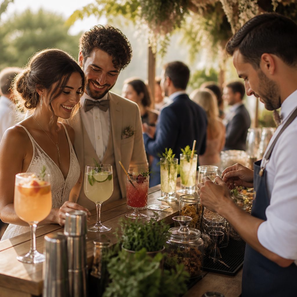 Cocktails signature et mocktails : comment créer un bar de mariage personnalisé ? cocktails signature et mocktails comment cr er un bar de mariage personnalis 1
